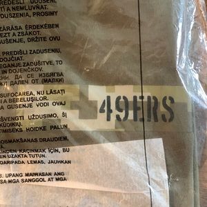 Army Green 49ers shirt